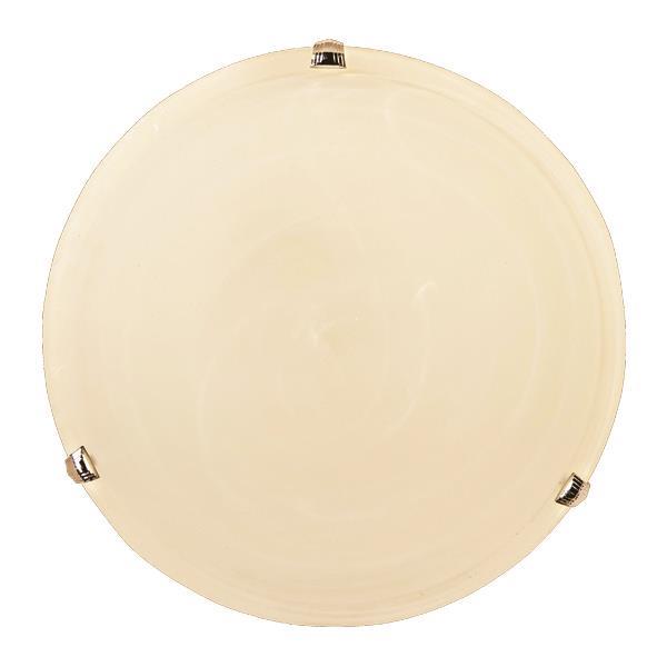 Πλαφονιέρα Τοίχου Γυαλί 2xE27 Max 15W Φ400mm Μέλι - Μπρονζέ ARTE ILLUMINA Eris