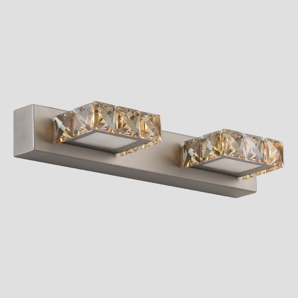 Απλίκα Τοίχου LED 8W 4000κ Τετράγωνη 2φ 320x50x116 Νίκελ ARTE ILLUMINA