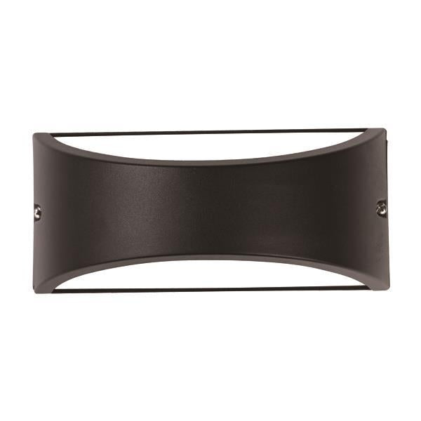 Απλίκα Τοίχου Οβάλ E27 Max 10W LED 220x99x100 IP54 Μαύρη Pro ARTE ILLUMINA