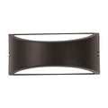 Απλίκα Τοίχου Οβάλ E27 Max 10W LED 220x99x100 IP54 Μαύρη Pro ARTE ILLUMINA