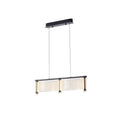 Φωτιστικό Κρεμαστό Ακρυλικό LED 24W 3024Lm 3000K 600x270x175mm Γαλλικό Χρυσό ARTE ILLUMINA Ravena