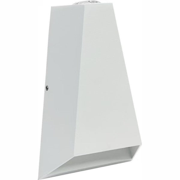 Απλίκα Τοίχου Αλουμινίου Up -DOWN 6W 156Lm 3000K 105x175x60mm IP54 Λευκή ARTE ILLUMINA