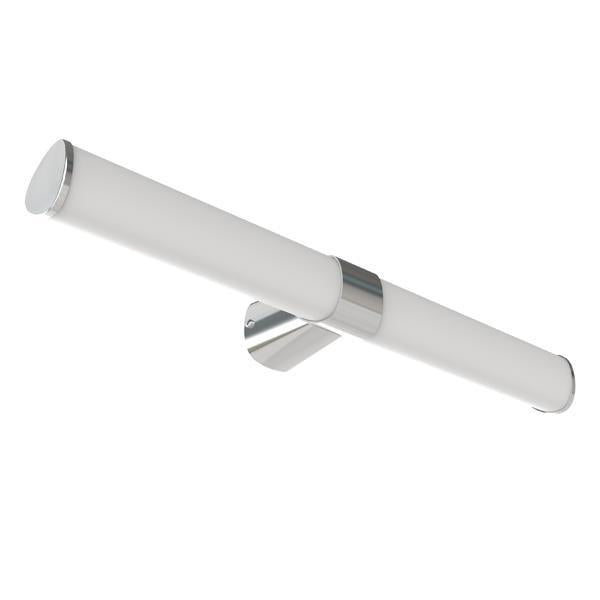 Απλίκα Μπάνιου Πλαστικό Τριγωνη LED 15W 1500Lm 3CCT(3000-4000-6500K) 600x68mm IP44 Ασημί ARTE ILLUMINA Salo