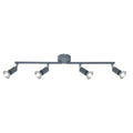Σποτ Κινητό Μέταλλο 4φωτο 4xGU10 Max 7W 600x80x125mm Γκρι ARTE ILLUMINA Vorras