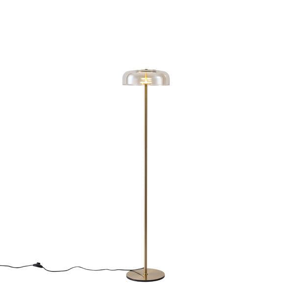 Φωτιστικό Επιδαπέδιο Μέταλλο - Γυαλί LED 8W 960Lm 3000K Φ300x1352x90mm Κονιάκ ARTE ILLUMINA Lobby