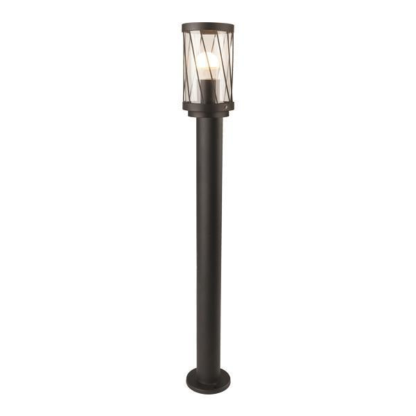 Κολωνάκι Δαπέδου Πλέγμα Μεταλλικό E27 95x95x800 IP44 Μαύρο ARTE ILLUMINA