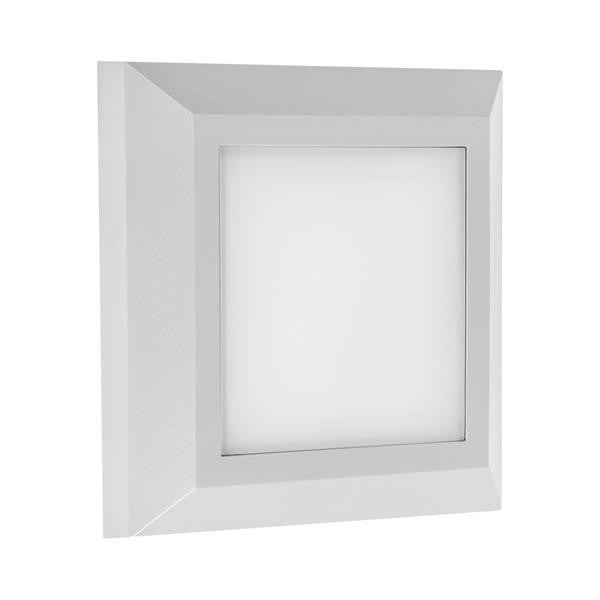 Φωτιστικό Τοίχου Slim LED 3W IP65 230V 3CCT 125x125mm Pro Λευκό ARTE ILLUMINA